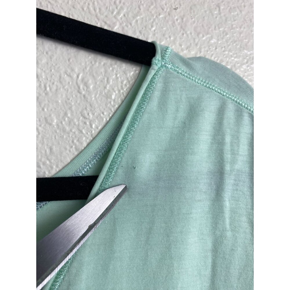 SOLDD💕Lululemon V-neck Long Sleeve jersey Top women size XL Light Green - Picture 7 of 15